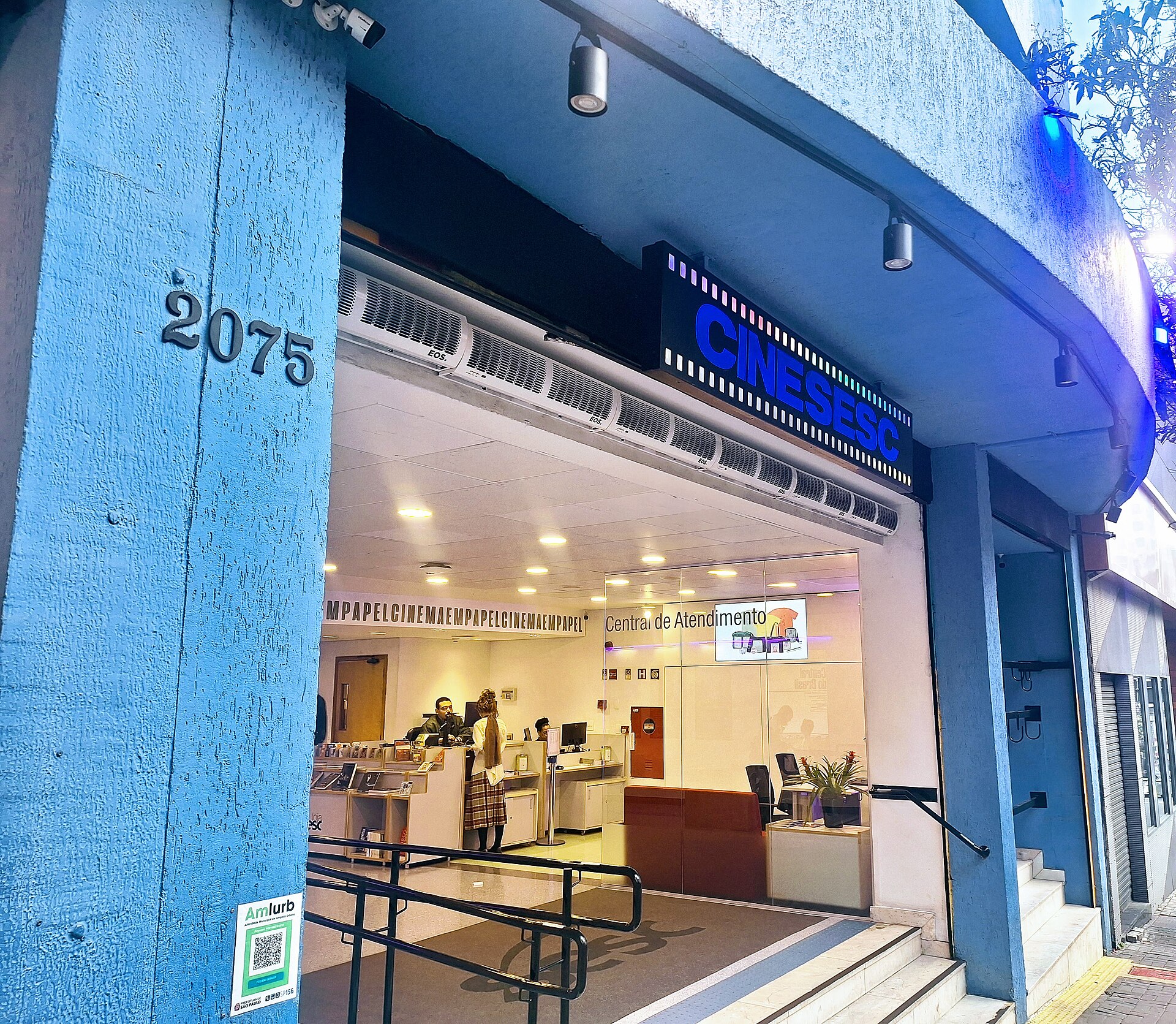 Imagem de referência de Cinesesc, descrito nos dados abertos como tradicional cinema de rua de São Paulo, Brasil, especializado em cinema alternativo e de arte