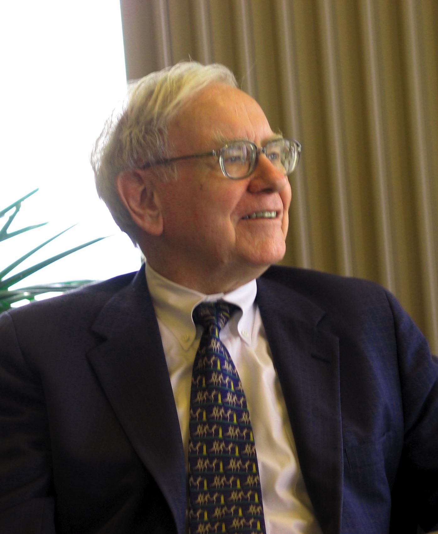 Imagem de referência de Warren Buffett, descrito nos dados abertos como investidor americano