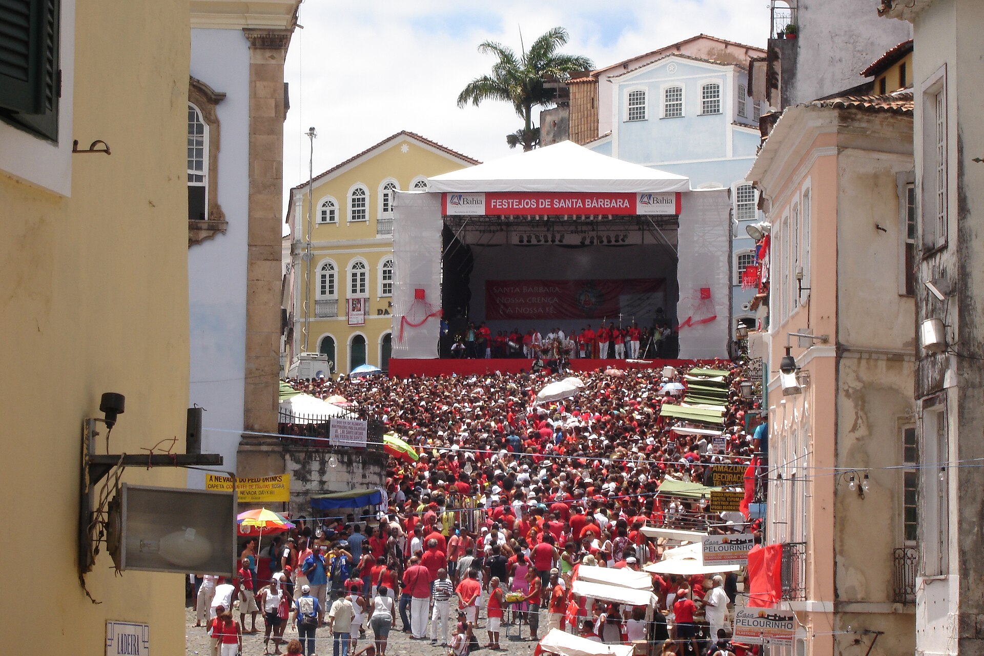 Imagem de referência de Festa de Santa Bárbara/Iansã, descrito nos dados abertos como festa popular religiosa em Salvador; bem tombado pelo Instituto do Patrimônio Artístico e Cultural da Bahia