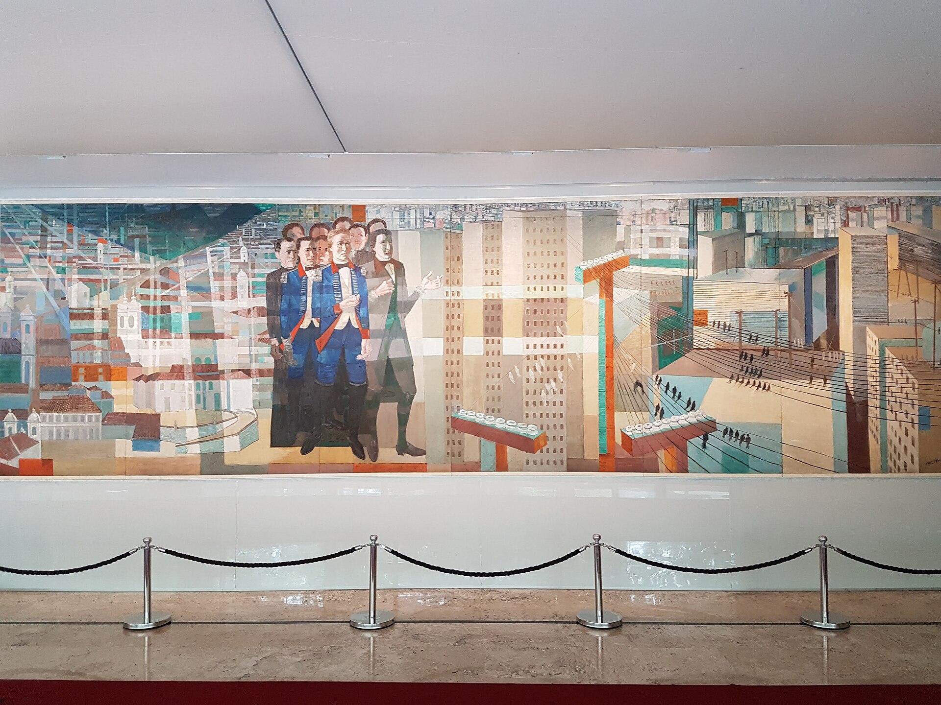 Imagem de referência de Civilização Mineira, descrito nos dados abertos como pintura de Candido Portinari