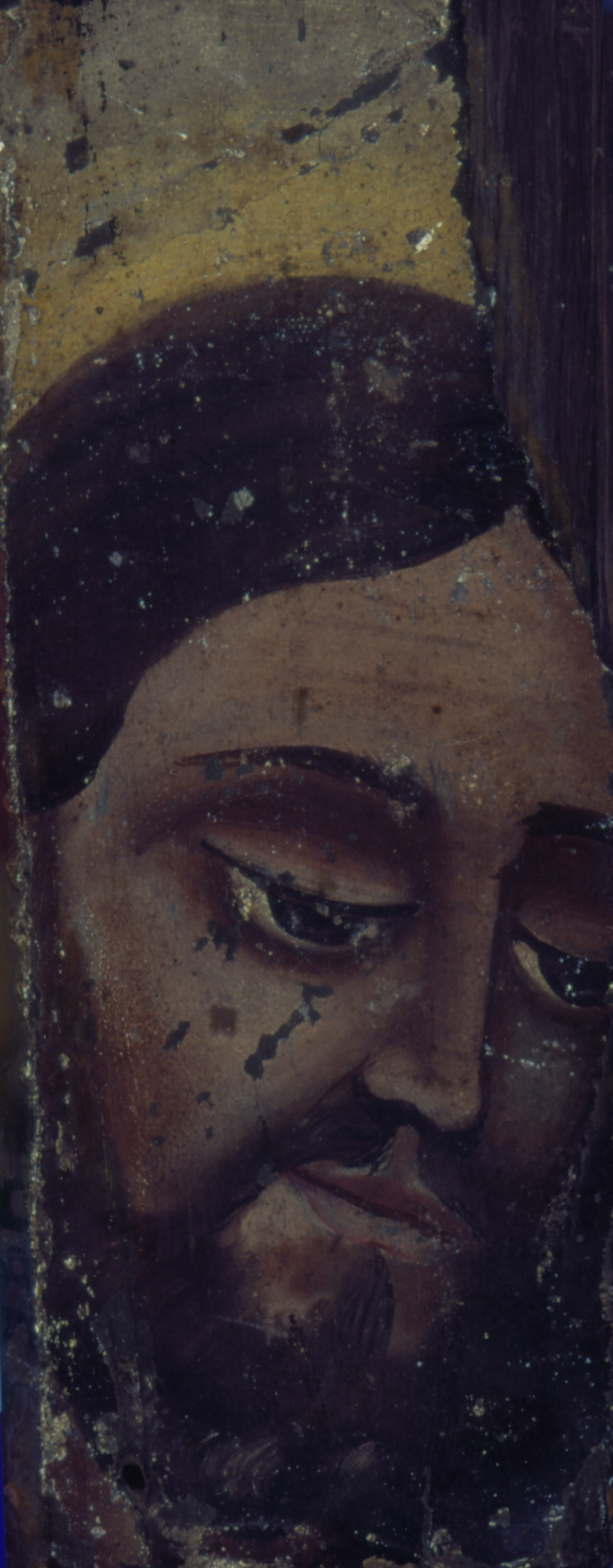 Imagem de referência de Retrato de Jesus (Fragmento do Teto da Antiga Igreja de São Pedro), descrito nos dados abertos como pintura da coleção do Museu Paulista