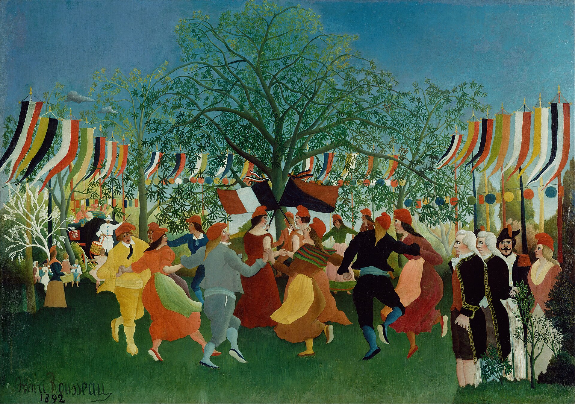 Imagem de referência de Um centenário da Independência, descrito nos dados abertos como pintura de Henri Rousseau