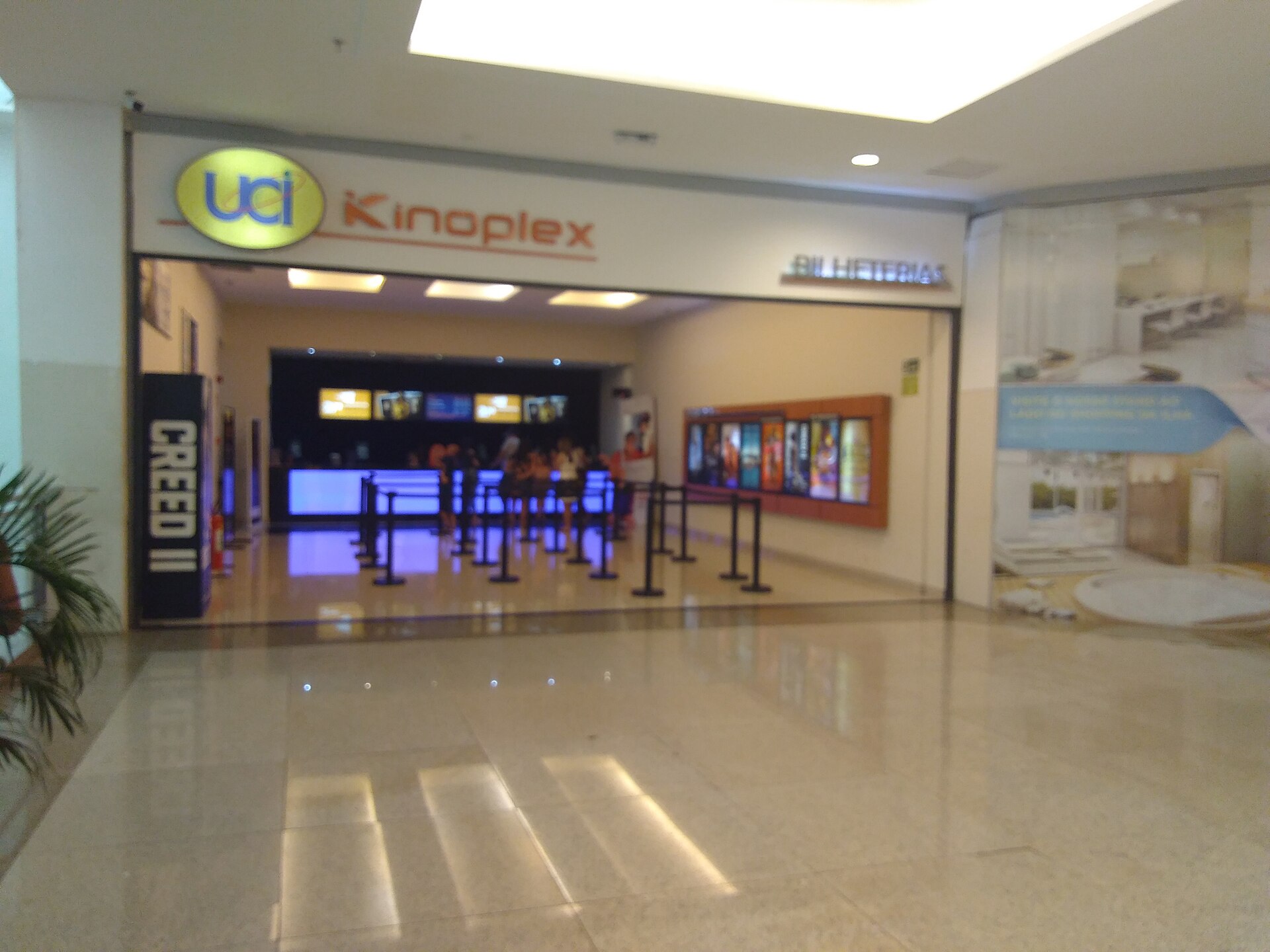 Imagem de referência de UCI Kinoplex, descrito nos dados abertos como rede brasileira de cinemas, joint venture formada pelas empresas Kinoplex e UCI Cinemas Brasil