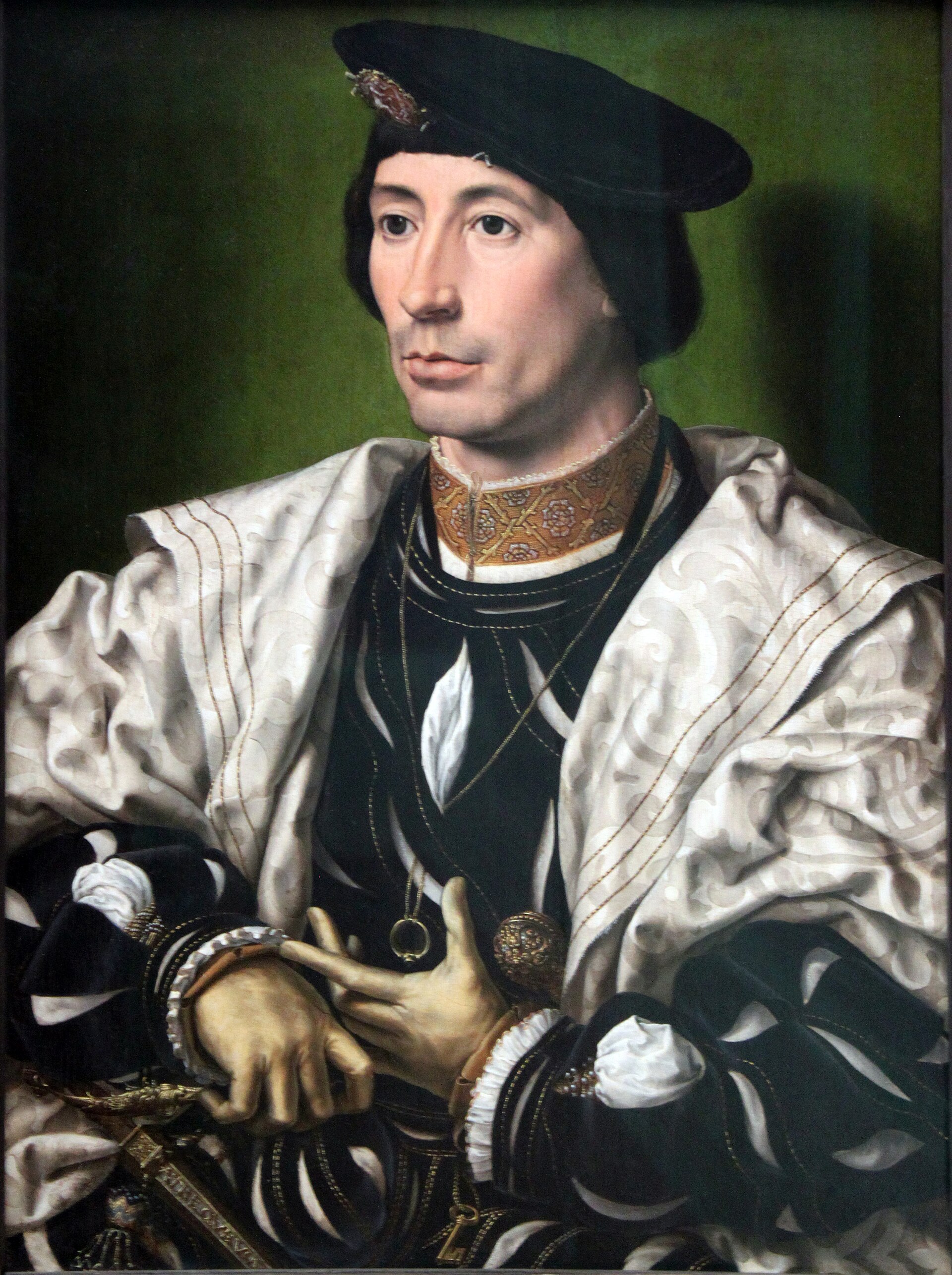 Imagem de referência de Retrato de um nobre, descrito nos dados abertos como pintura de Mabuse