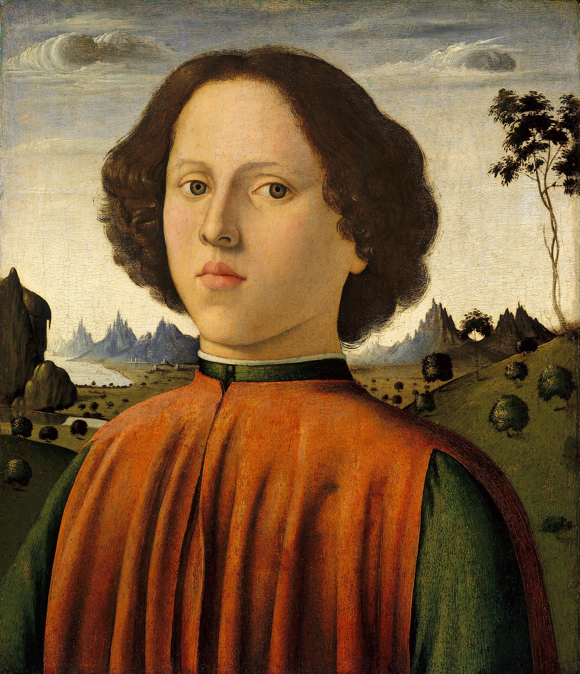 Imagem de referência de Retrato de um menino, descrito nos dados abertos como pintura de Biagio d'Antonio