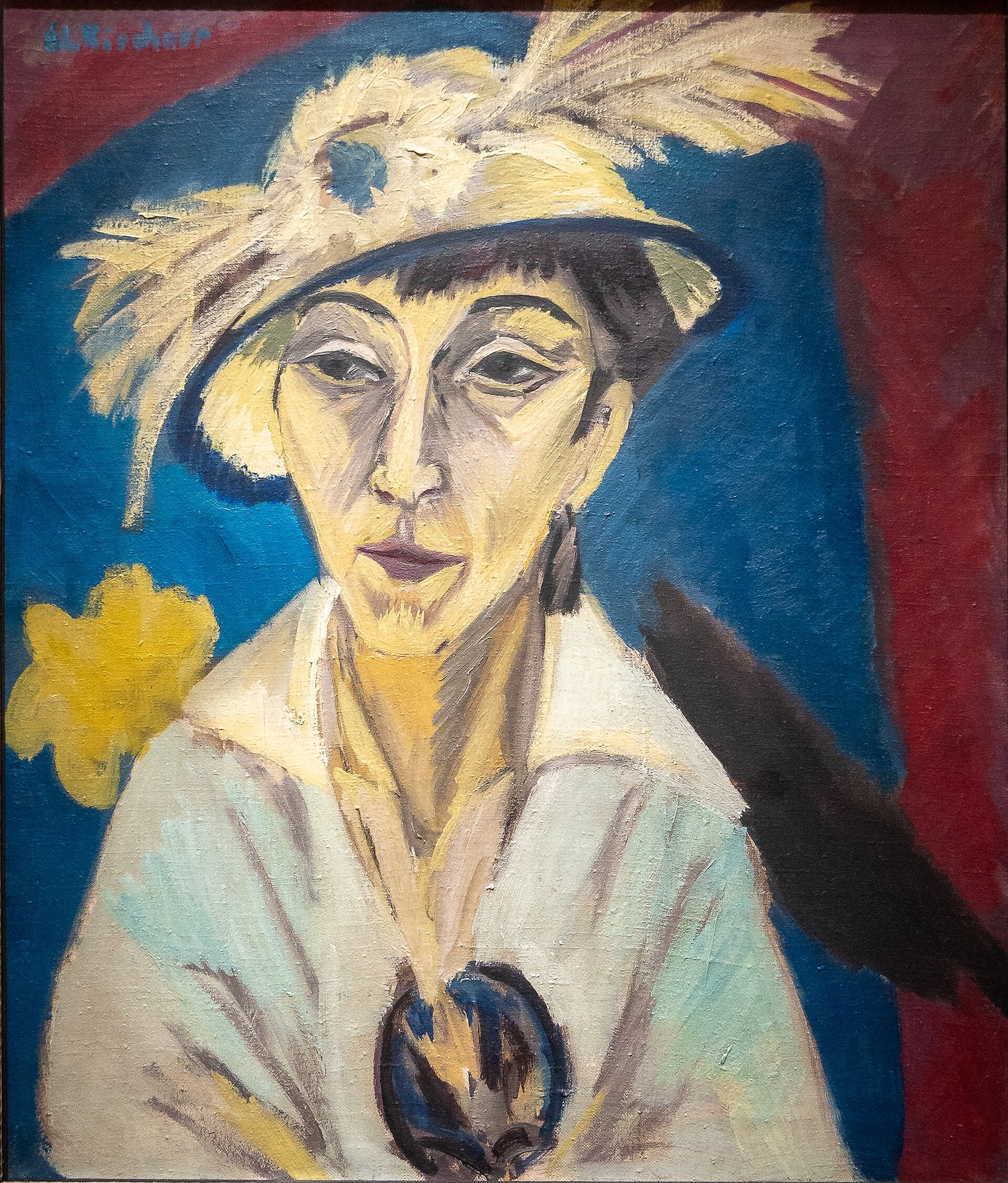 Imagem de referência de Retrato de Erna Schilling, descrito nos dados abertos como pintura de Ernst Ludwig Kirchner