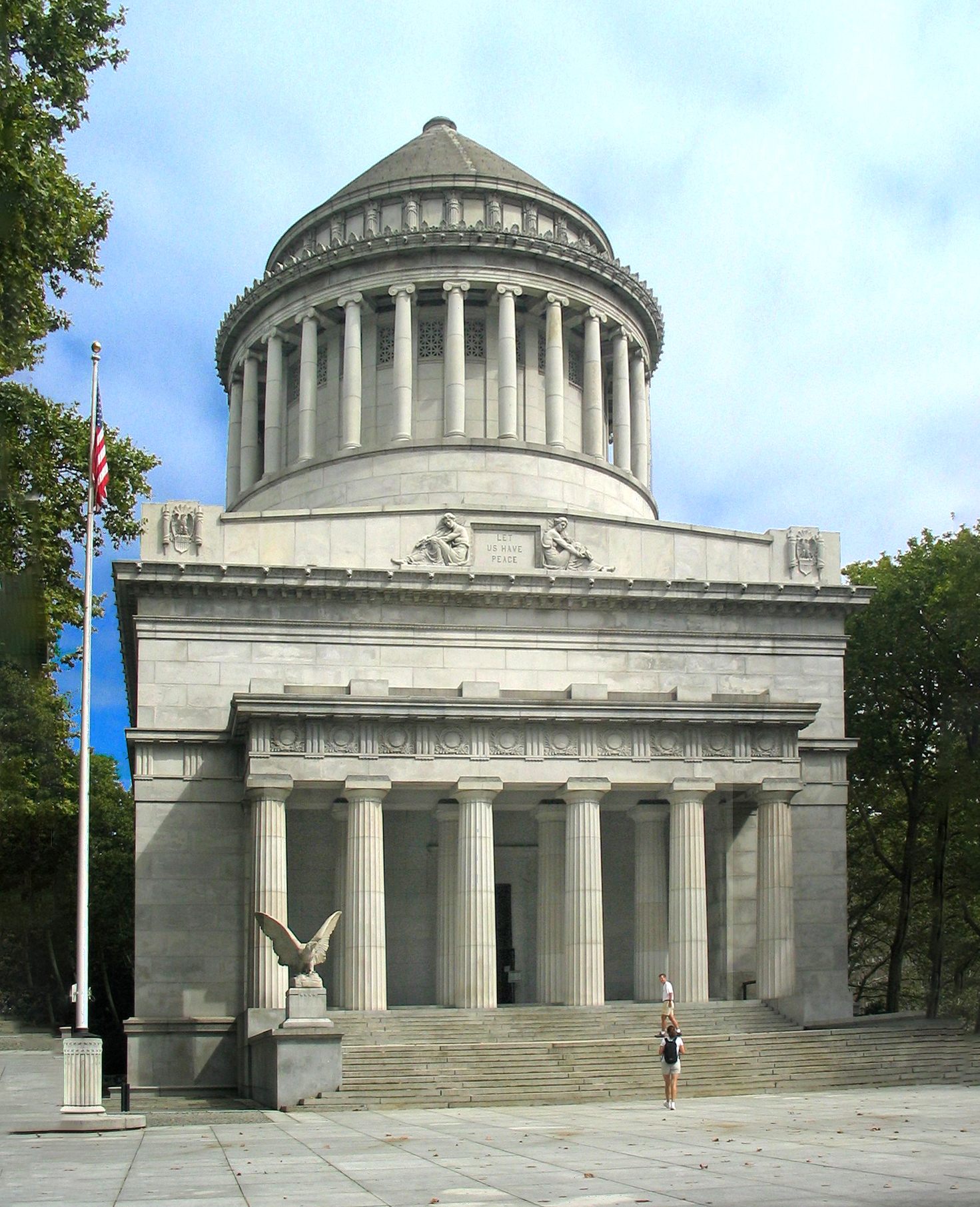 Imagem de referência de Tumba de Grant, descrito nos dados abertos como memorial nacional a Ulysses Grant