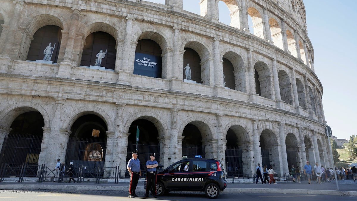 Worker at Rome’s Colosseum plunges to his death