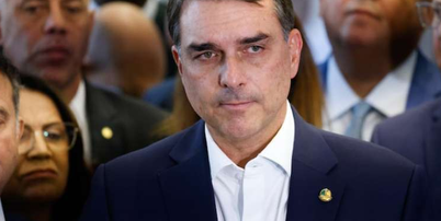 Fl&aacute;vio Bolsonaro teria viajado em mesmo avi&atilde;o que Moraes, em datas diferentes Foto: Wilton Junior/Estad&atilde;o Conte&uacute;do