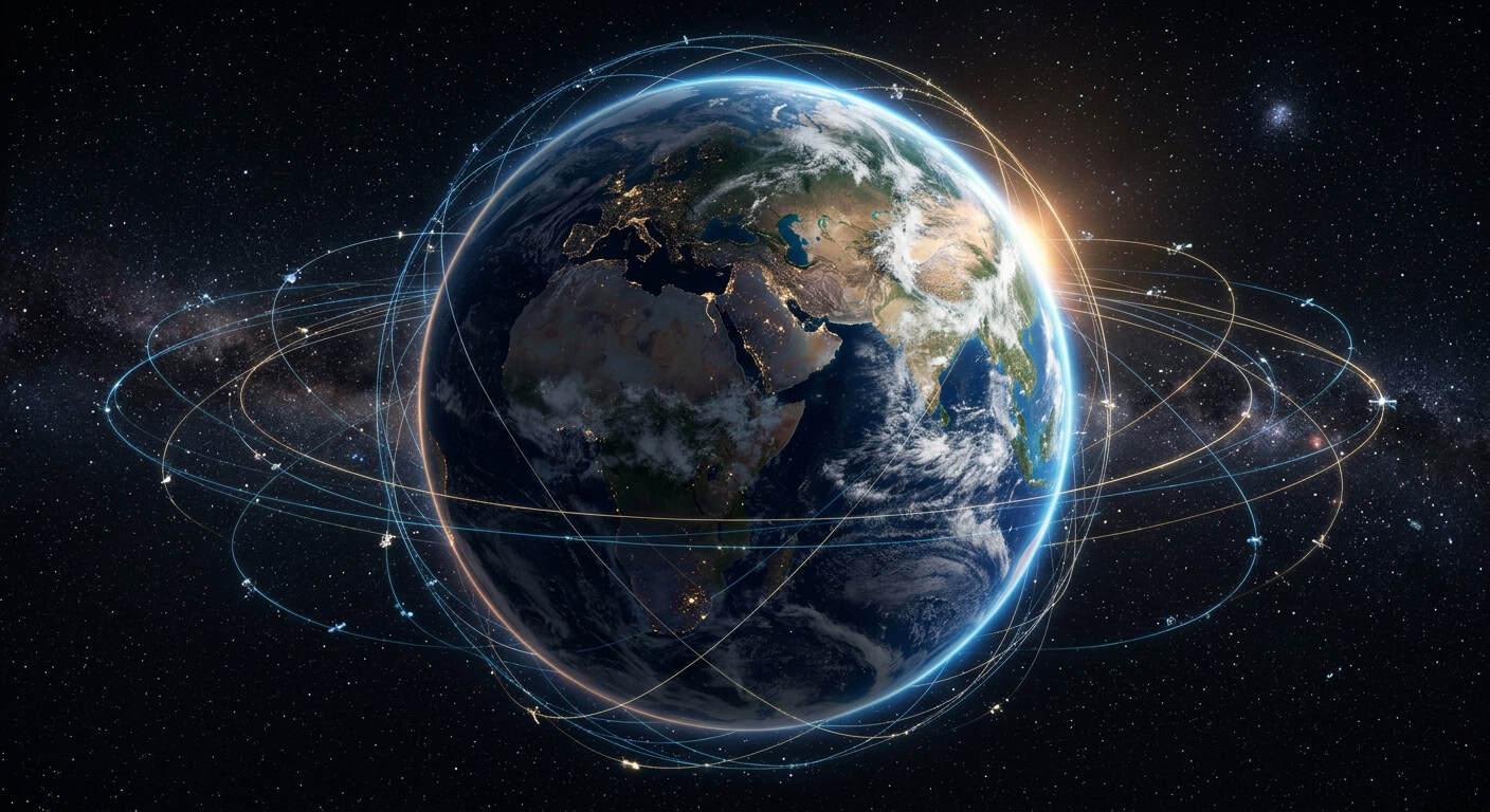 Sistema de satélites de defesa orbital
