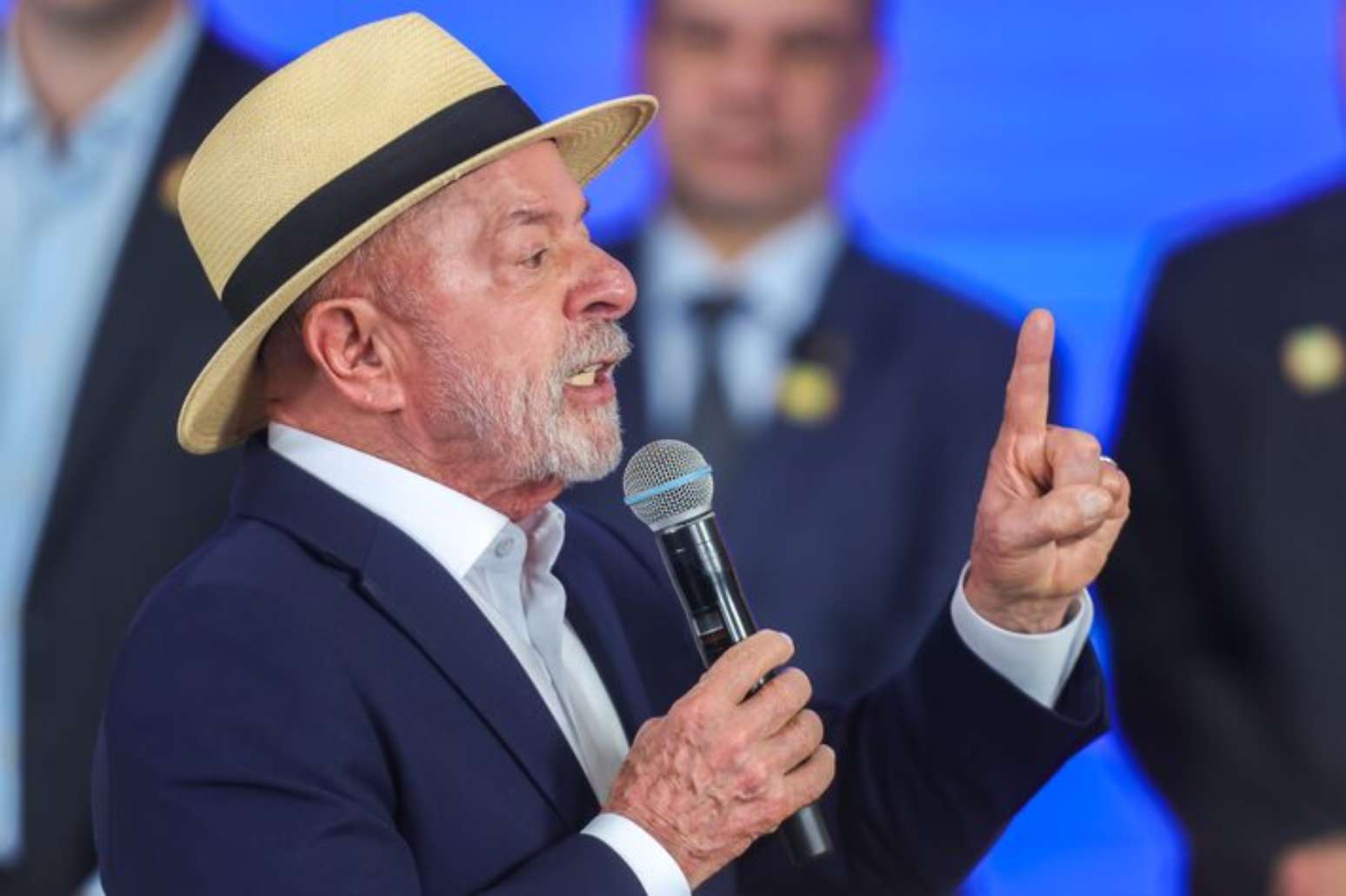 Presidente Luiz Inácio Lula da Silva, candidato à reeleição