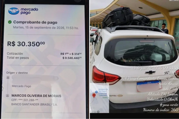 Taxista debitou R$ 30 mil de turista argentino após viagem de R$ 30 em SP