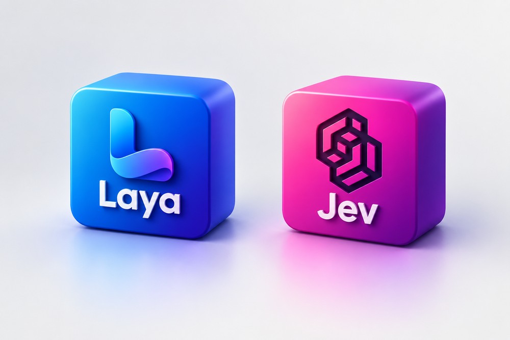 Laya e Jev: IAs têm propostas diferentes e são voltadas à criação de conteúdos que vão além de textos — Foto: Imagem gerada por IA/OpenAI