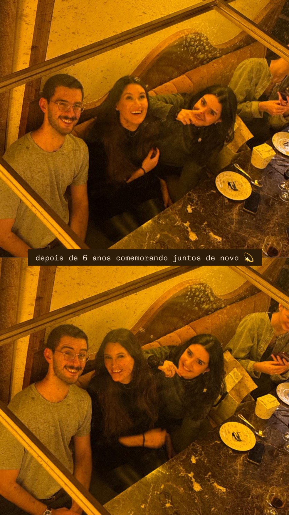 Fátima Bernardes e William Bonner se reencontram no aniversário dos três filhos; veja as fotos