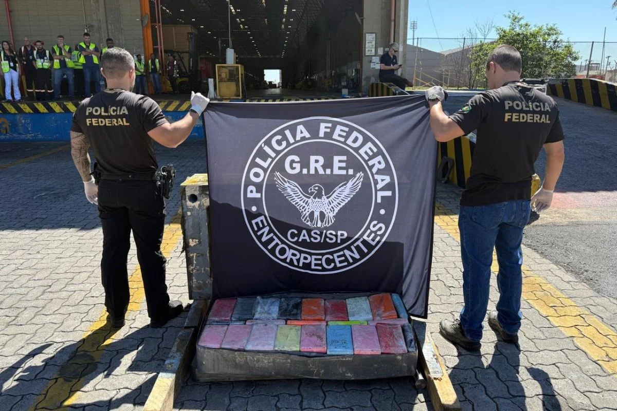 PF apreende 125 kg de cocaína escondidos em Viracopos que iriam à Europa - Metrópoles