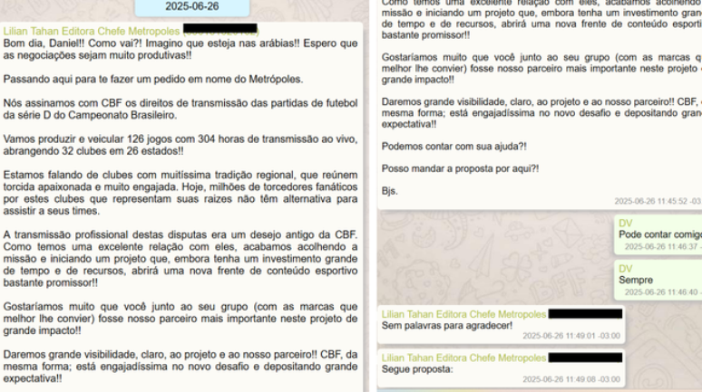 Vorcaro tentou barrar publicação sobre Hugo Motta no Metrópoles e CEO respondeu: 'Essa aí ficou difícil'