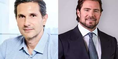Frederic Kachar, ex-diretor-geral de M&iacute;dia Impressa e R&aacute;dio do Grupo Globo, e Daniel Vorcaro, ex-banqueiro dono do Master Foto: