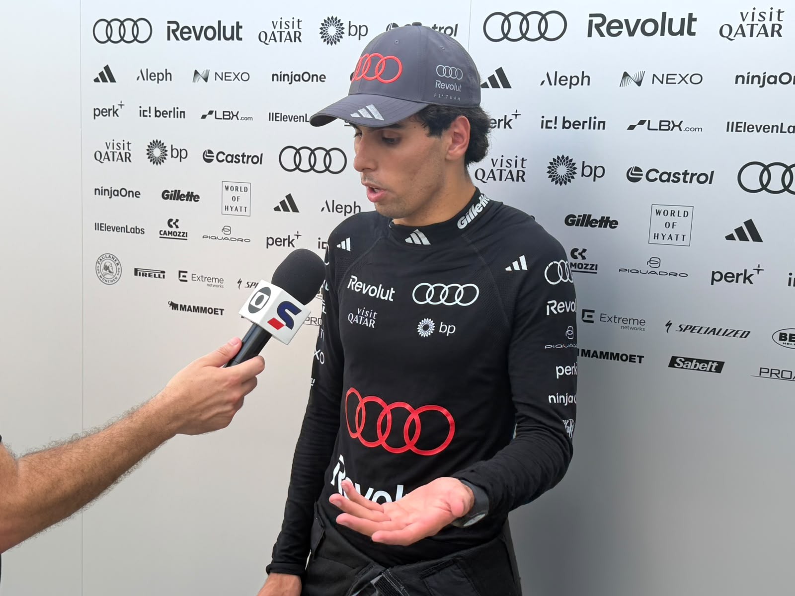 Bortoleto explica quebra no treino e avalia: "Nada para se preocupar muito"
