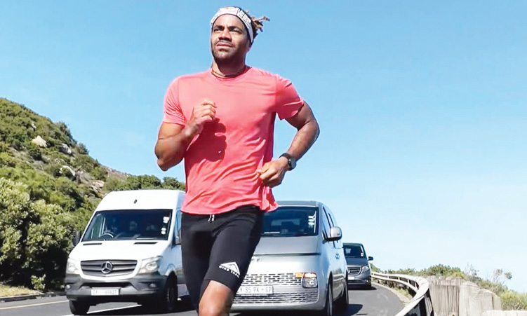 Olimpista corre maratonas pela saúde mental