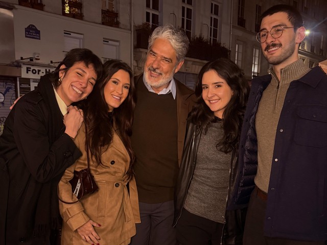 Fátima Bernardes e William Bonner se reencontram no aniversário dos três filhos; veja as fotos