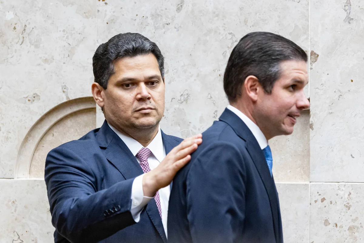 Davi Alcolumbre e o Deputado Hugo Motta - Metrópoles