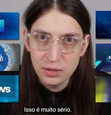 Sozinho, Felca mobilizou a grande mídia para noticiar um grave problema social na internet Foto: Foto: Reprodução/YouTube