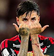 Foto: Erick Pulgar marca golaço ( Gilvan de Souza/Flamengo) / Gávea News