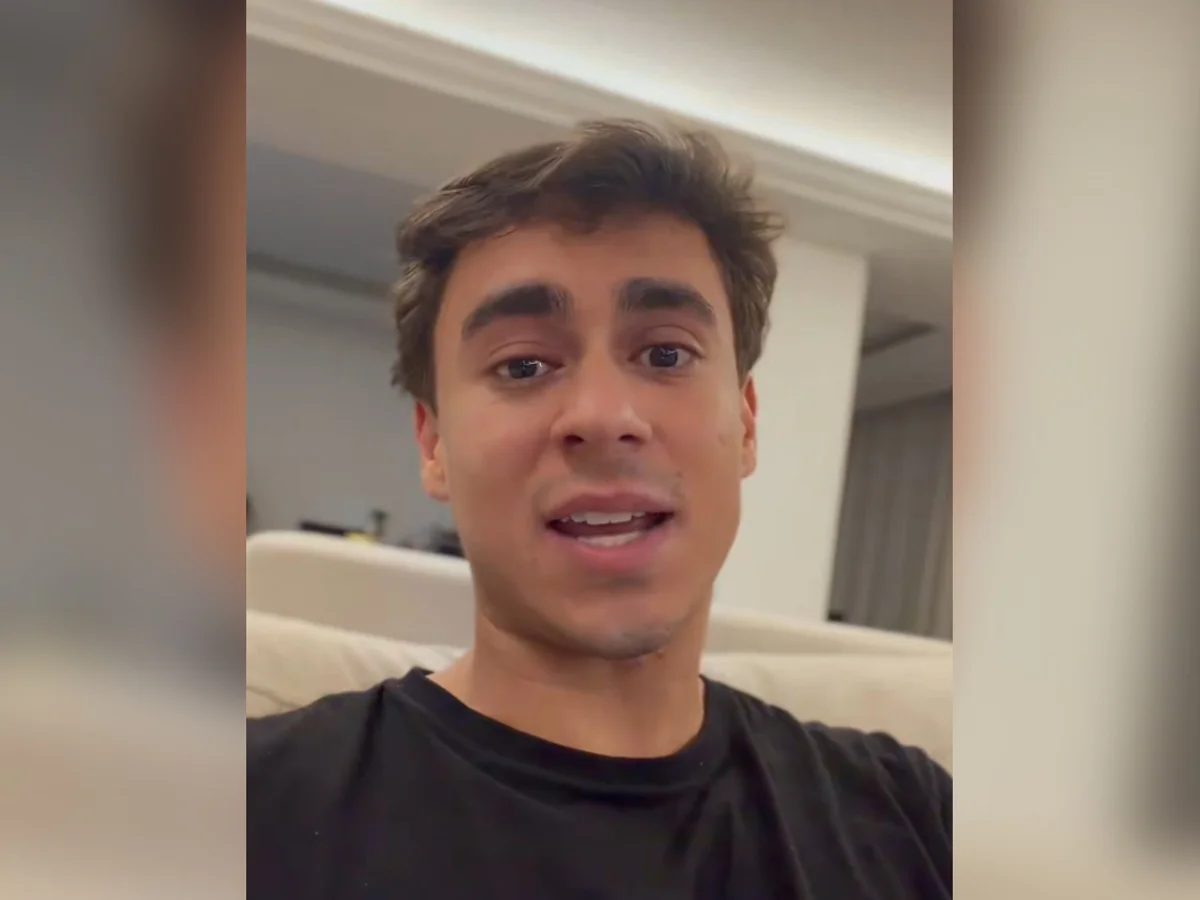 Nikolas faz "react" de vídeo selfie de Lula: "Não consegue, tadinho"