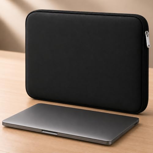 Capa de Notebook até 15,6 Polegadas - Case Protetora de Neoprene Preta