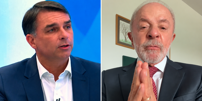 Foto: Fl&aacute;vio Bolsonaro e Lula (Fotos: Reprodu&ccedil;&atilde;o/Instagram) / G&aacute;vea News