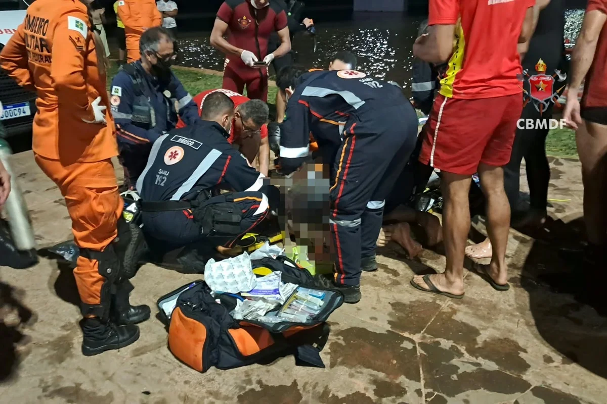 Jovem morre, aos 20 anos, após se afogar no Lago Paranoá, em Brasília