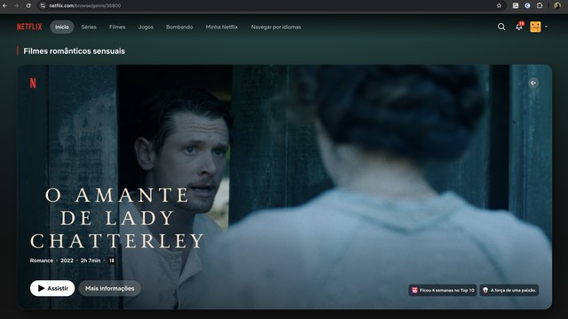 15 filmes eróticos da Netflix cheios de cenas de sexo picantes