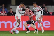 O Flamengo visitou o Estudiantes, na Argentina, pela Libertadores