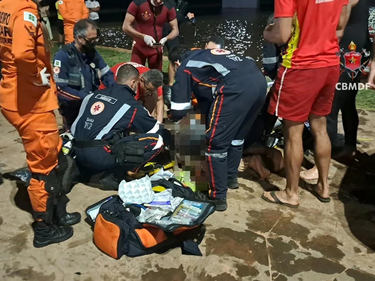 Jovem morre, aos 20 anos, após se afogar no Lago Paranoá, em Brasília