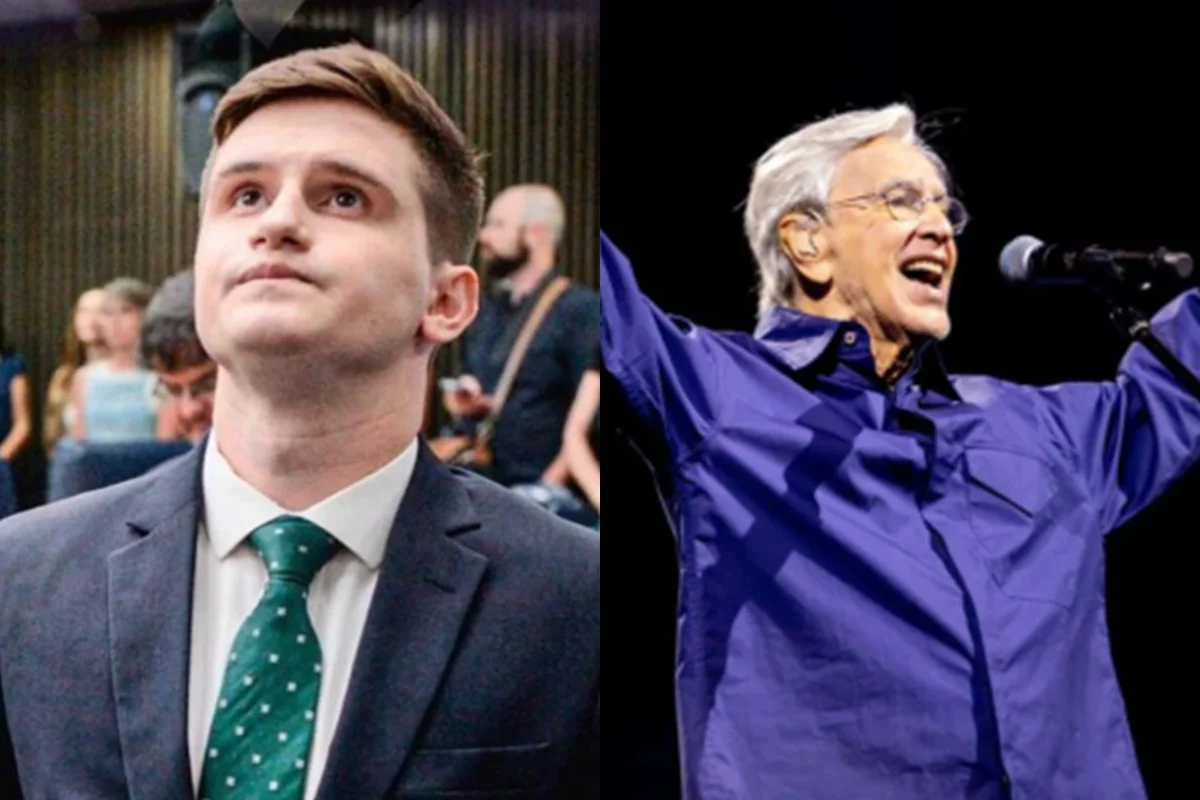Lucas Pavanato e Caetano Veloso