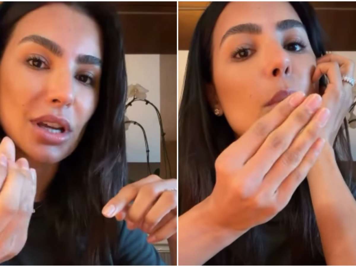 Cíntia Chagas explica por que parou de pintar as unhas das mãos; saiba