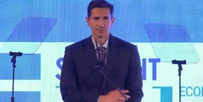 Fred Kachar durante evento do Valor em Nova York em 2024 Foto: Reprodu&ccedil;&atilde;o/YouTube