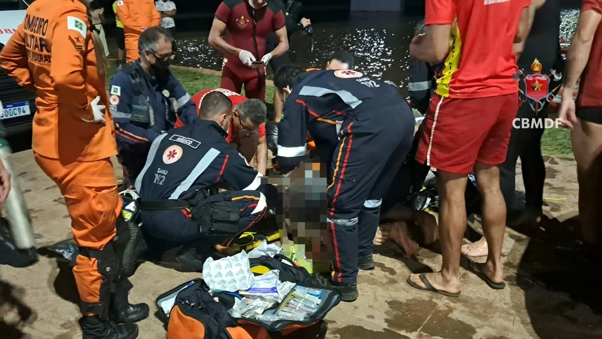 Jovem morre, aos 20 anos, após se afogar no Lago Paranoá, em Brasília
