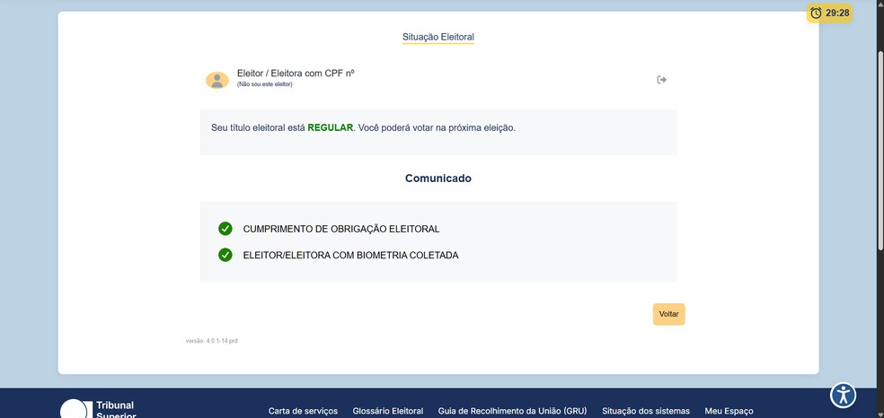 Verificar situação eleitoral no TSE: veja como saber se seu voto foi computado