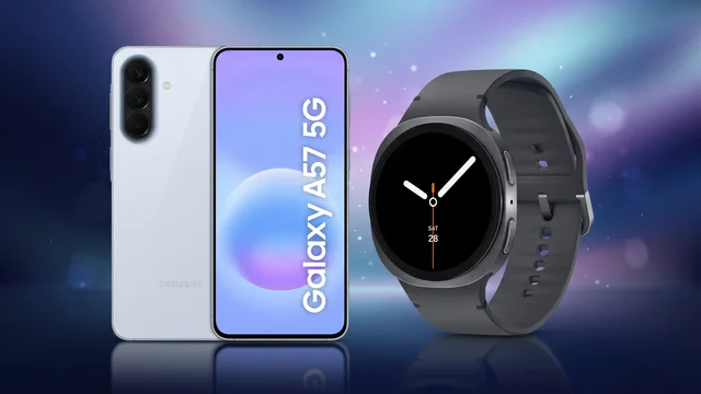 Oferta imperdível coloca Galaxy A57 5G e Galaxy Watch 8 por R$ 2.206