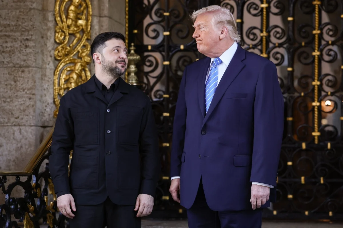 Volodymyr Zelensky e Donald Trump