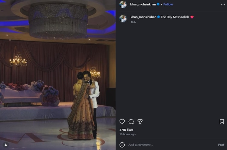 "Yeh Rishta… ator Mohsin Khan casa com a parceira de longa data Tamanna, compartilha 1ª foto"