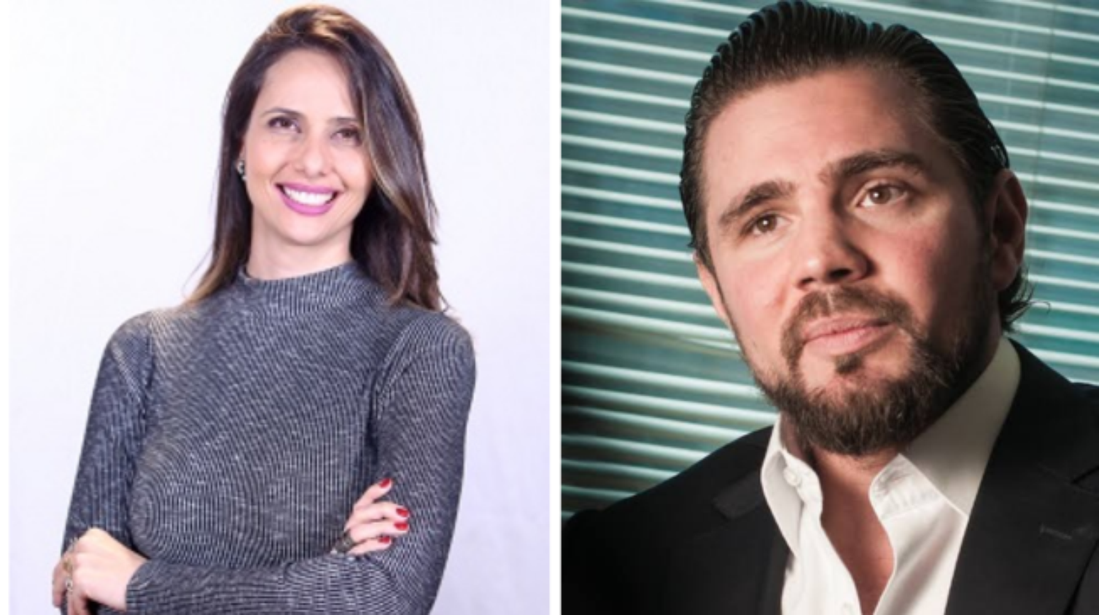 Lilian Tahan, CEO do Metr&oacute;poles, e Daniel Vorcaro, dono do Banco Master